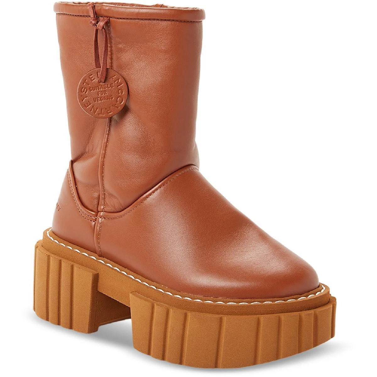 Stella McCartney — Stella McCartney Emilie Brandy Soft Eco Alter Mat Mid-Calf Boots - EU 39 / US 9