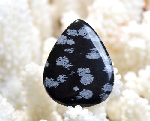 Chiastolite 31 carats - pendentif cabochon pierre naturelle - USA