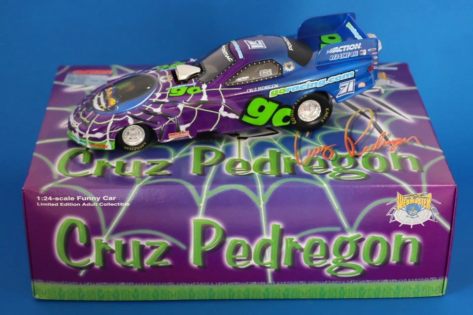 1999 ACTION 1/24 CRUZ PEDREGON GORACING.COM PONTIAC NHRA FUNNY CAR DIECAST - Image 2 of 4