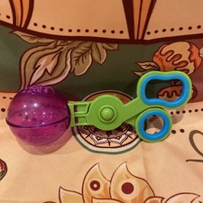 Handy Scoopers, Kids Tweezers for Fine Motor, Scissor Skills Purple and Green