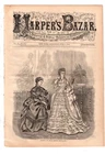 Harpers Bazaar 6/5/1869, 16 x 11 , Women's fashions, 14 pages