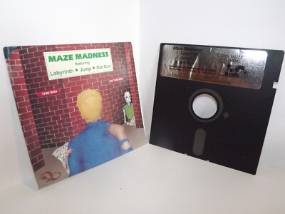 Commodore 64 Maze madness game by green valley Publishing