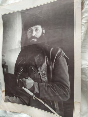AMAZING GREEK CΙVIL WAR ARMY ELLAS ΕΛΛΑΣ LEADER - ARIS VELUXIOTIS - LITHO POSTER - Picture 4 of 7