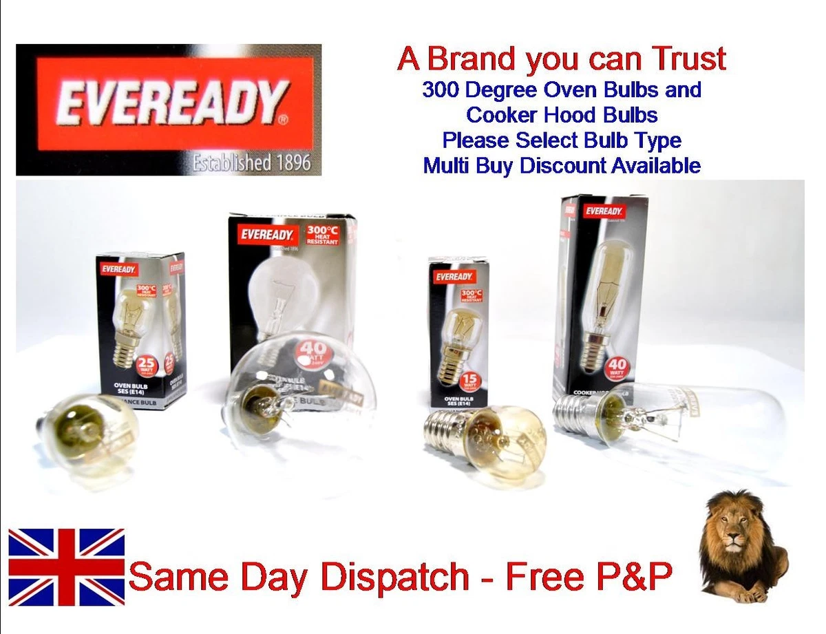 Eveready cooker hood sale bulbs