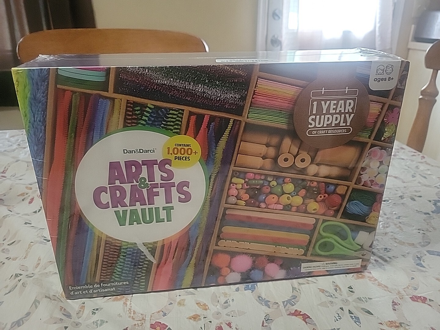 Dan&Darci Arts and Crafts Vault - 1000 Piece Craft Supplies Kit Library in a...