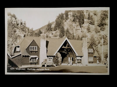 Gateway, Kootenay National Park, B.C., Canada Vintage Real Photo Postcard