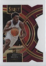 2023 Panini Select Premier Level Maroon Prizm Die-Cut /175 Kobe Brown #110 11b4