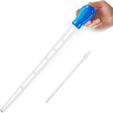 27.7IN Extra Long Turkey Baster for Aquarium, 50ml Aquarium Water Chan...