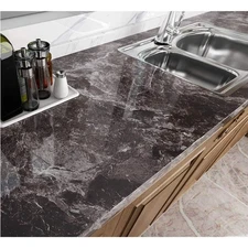 Durable 24x394in Marble Contact Paper - Self-Adhesive Heavy-Duty Kitchen Wrap