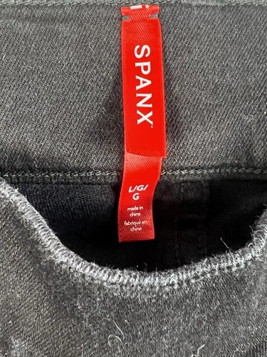 Jeans donna Spanx skinny alla caviglia taglia L EveryWear pull-on nero elasticizzato modellante - Foto 4 di 5