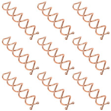 10 pcs Spiral Bobby Hair Pins Rose Gold Hair Screws Hair Twister Alloy Hair