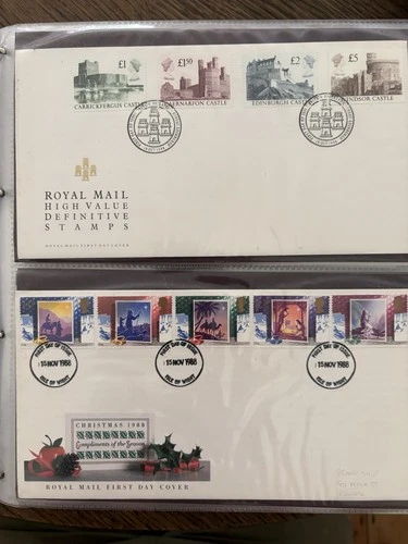Comprehensive Album of 78 GB First Day Covers 1988-95. Very Good Condition