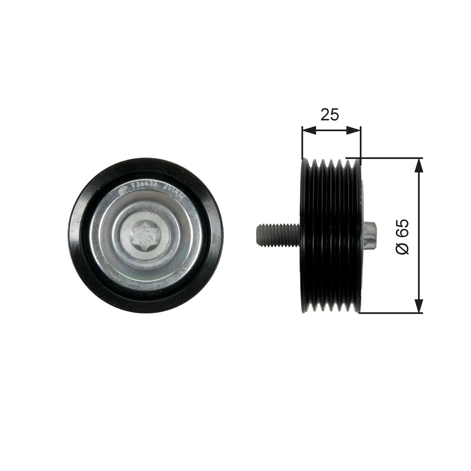 Fits GATES T36433 T36433 DRIVEALIGN MV IDLER - Image 16