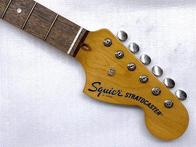Genuine Fender Squier Strat 70's Style LARGE HEADSTOCK TINTED