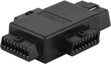 Pocket OBD2 Splitter 16-Pin Male to 3 Female Adapter Cable for Scanners GPS HUD