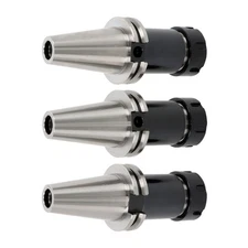 LABLT 3× CAT40 ER32 4" 100mm Collet Chuck Tool Holder Balanced to G2.5/25000RPM