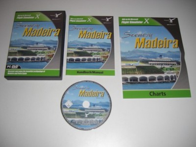 SCENERY MADEIRA PC CD Rom Add-On Erweiterung Flugsimulator Sim X FSX