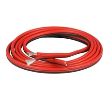 14 Gauge Flexible 2 Conductor Parallel Silicone Wire Red Black High Resistant...