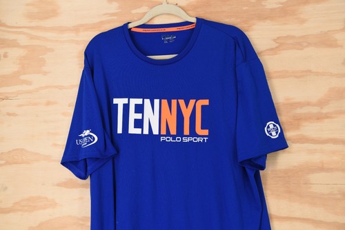 US Open 2016 TEN NYC Polo Sport Ralph Lauren Mens XXL Jersey Performance T-Shirt - Picture 3 of 12