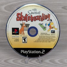The Simpsons Skateboarding (PS2, 2002) Scratched, Disc Only, Tested & Works