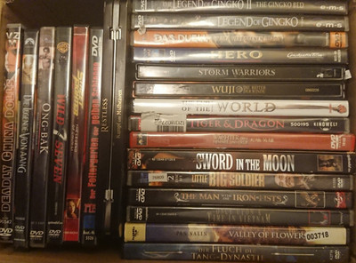 22 DVD Sammlung (Hero, Sword in the Moon, Ong Bak, The Man with the Iron Fists)