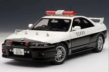 1:18 AUTOart nissan GT-R R33 police diecast model car Collectible