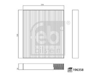 Febi Bilstein Innenraumfilter 196358 Pollenfilter FüR BYD Seal AWD Phev