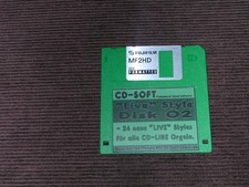 Wersi CD-Soft Golden Gate Live Style Disk Nummer 02 mit 24 neuen Rhythmen
