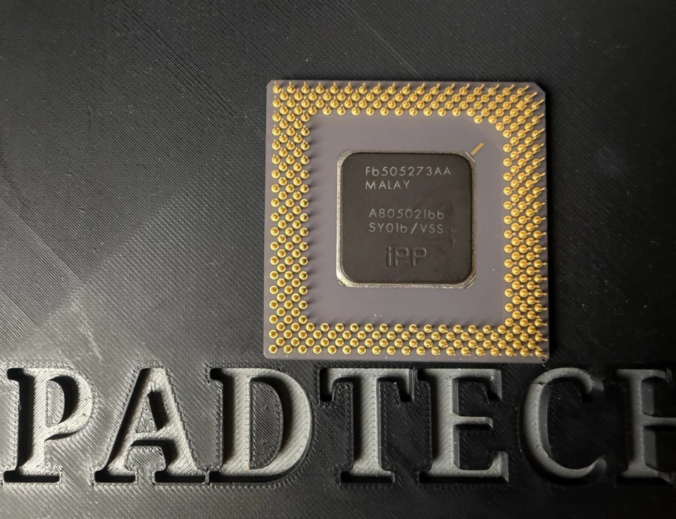 Intel Pentium 166 MHz CPU SY016 Vintage A80502166 Socket 7 Tested - Image 3 of 3