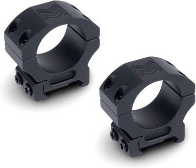 Monstrum Precision Weaver Scope Rings | 1 inch 1 Diameter, Black 