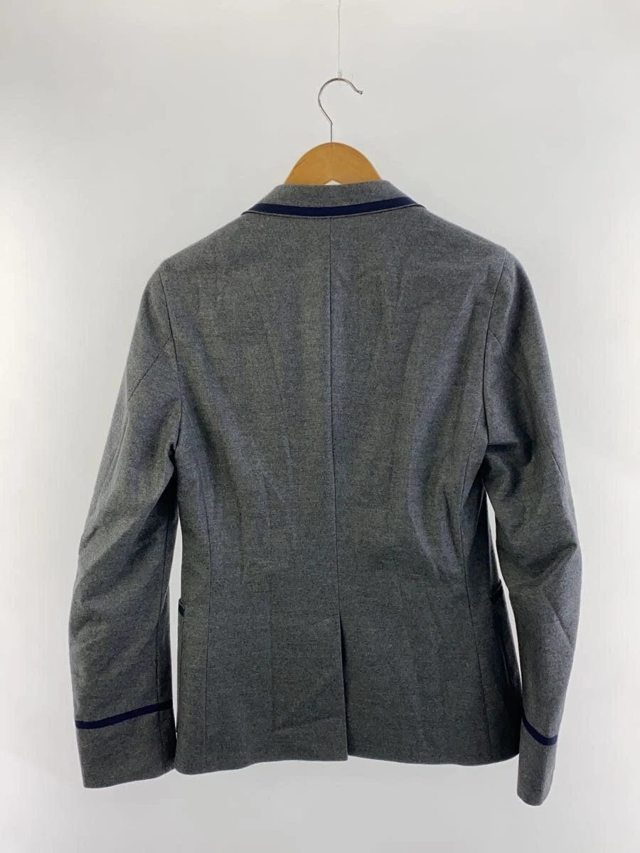 GUCCI giacca sartoriale 2B lana tasca ricamo 44 Grigio 6JPUF1 1GIZF0