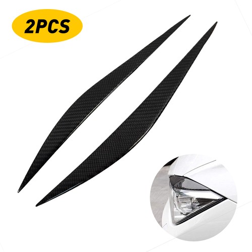 2Pcs Fiber Carbon Bumper Car Corner Anti-Scratch Protector sticker For BMW 330i