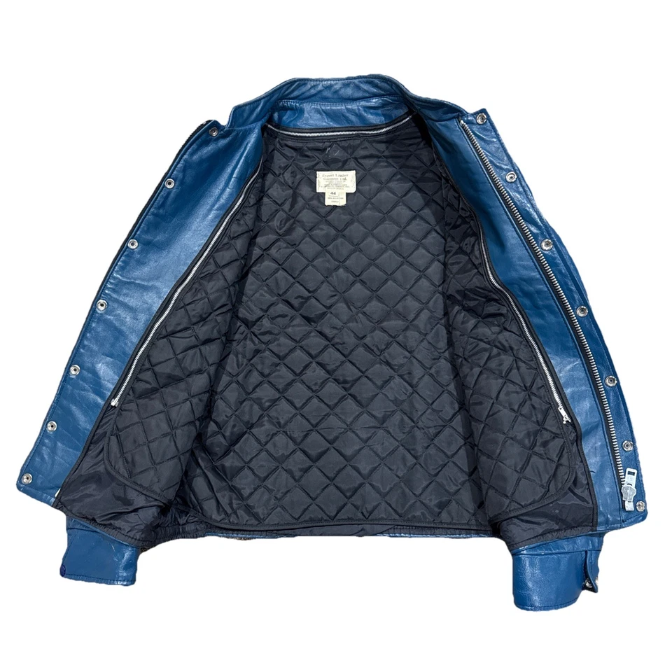 Abrigo Chaqueta De Cuero Kitchener Rangers OHL Hockey Major Junior A Años 70 De Colección Talla L Foto 3 de 4