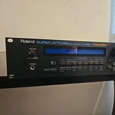 Roland JV-1080 Super JV 64-Voice Synthesizer Sound Module Rack Mount Vintage