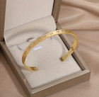 14K Gold Plated Roman Numerals Bracelet