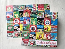Re-marks 1000 Piece Puzzle Retro Christmas Carols Complete with Poster Vtg