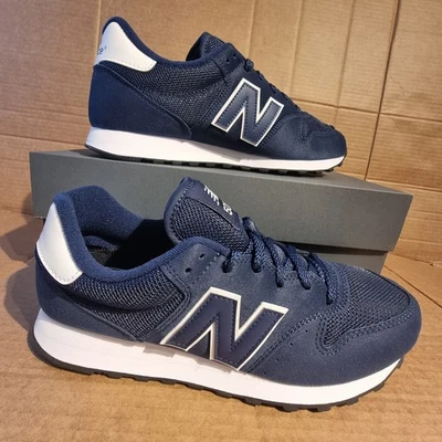New Balance Herren 500 Sneaker UK8 Navy/White Heritage Sneaker GM500EN2 - Neu