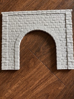 O Scale Tunnel Portal  Stone  Model Train Diorama