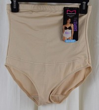 Maidenform Women's High Waist Shaping Control Shapewear Panty Beige Size Medium