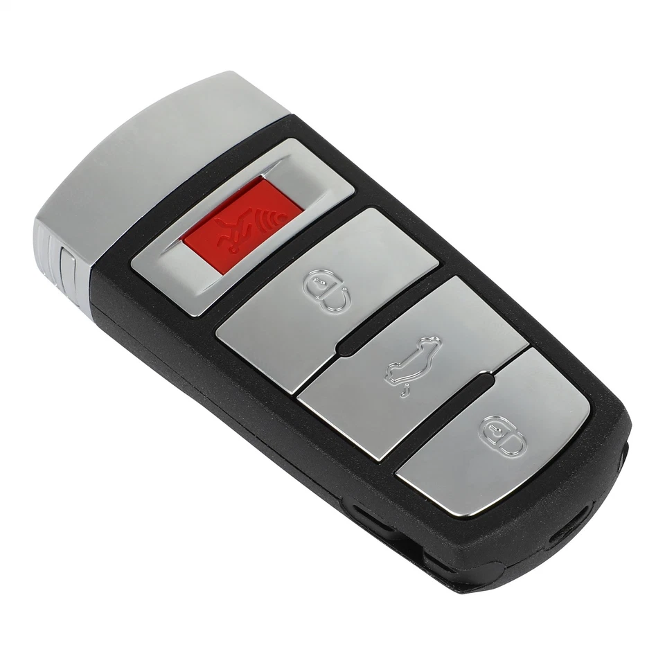 2x Para Volkswagen Passat 2006 2007 2008-2013 Mando a distancia Llavero Estuche Carcasa Sin Cortar Foto 3 de 4