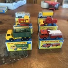 Lot of 6 Vintage Lesney Matchbox Cars In Original Boxes Lot 1 Trucks Farm Toys