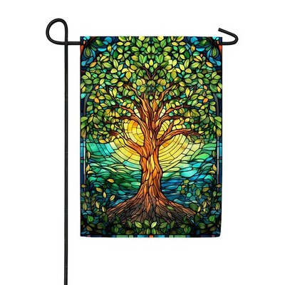 Green Tree Of Life Flag Graden Flag