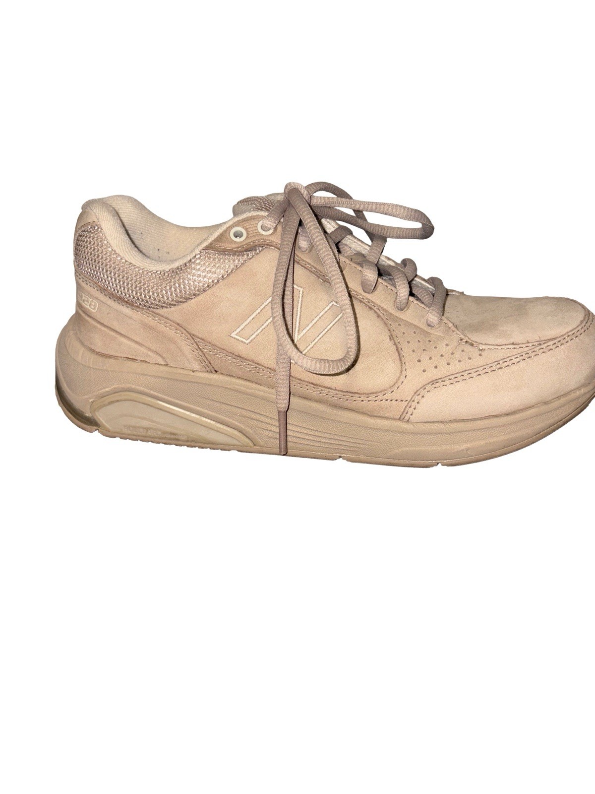 New Balance 928 Beige Tan Suede Walking Strike Path Shoes Size US 7.5 B Rollbar thumbnail 5