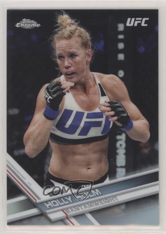 2017 Topps Chrome UFC Refractor Holly Holm #95