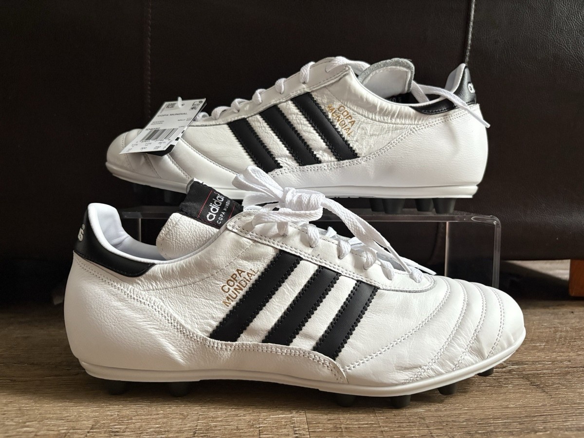 Adidas Copa Mundial Leather Soccer Cleats White Sz 7 Made In Germany ID4050 Adidas Copa Mundial Leather Soccer Cleats White Black ID4050  main image 2
