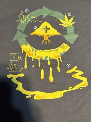 Lifted Research Group LRG THC Molecular Structure Melting Smile 4xl Long Sleeve