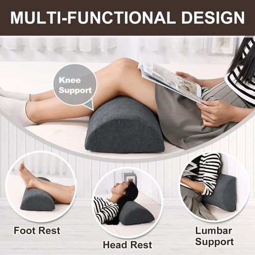 TANYOO Leg Pillow for Recliner Soft and Supportive Half Moon Bolster Pillow H - Picture 6 of 7