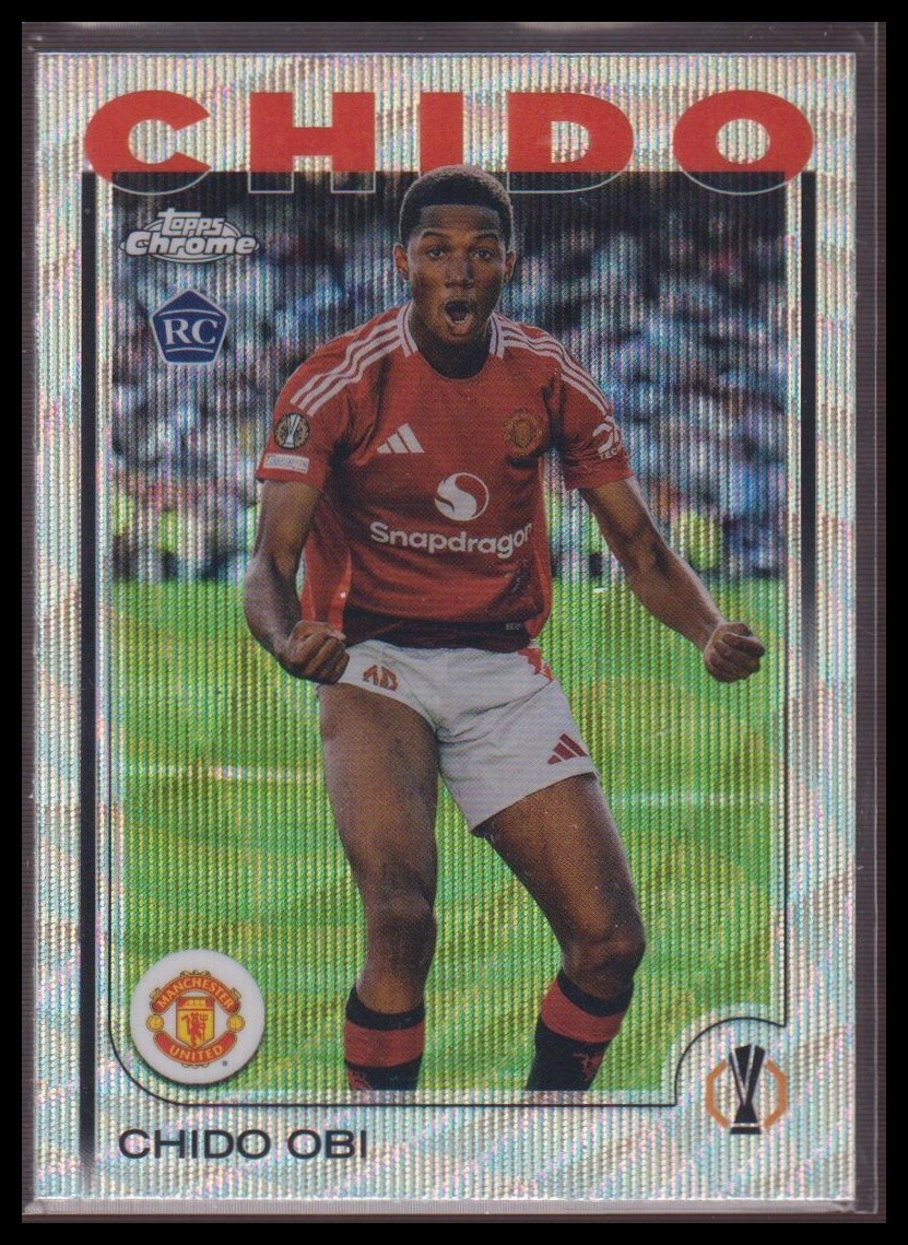 2024-25 Topps Chrome UEFA Club Competitions #14 Chido Obi Wave Refractor
