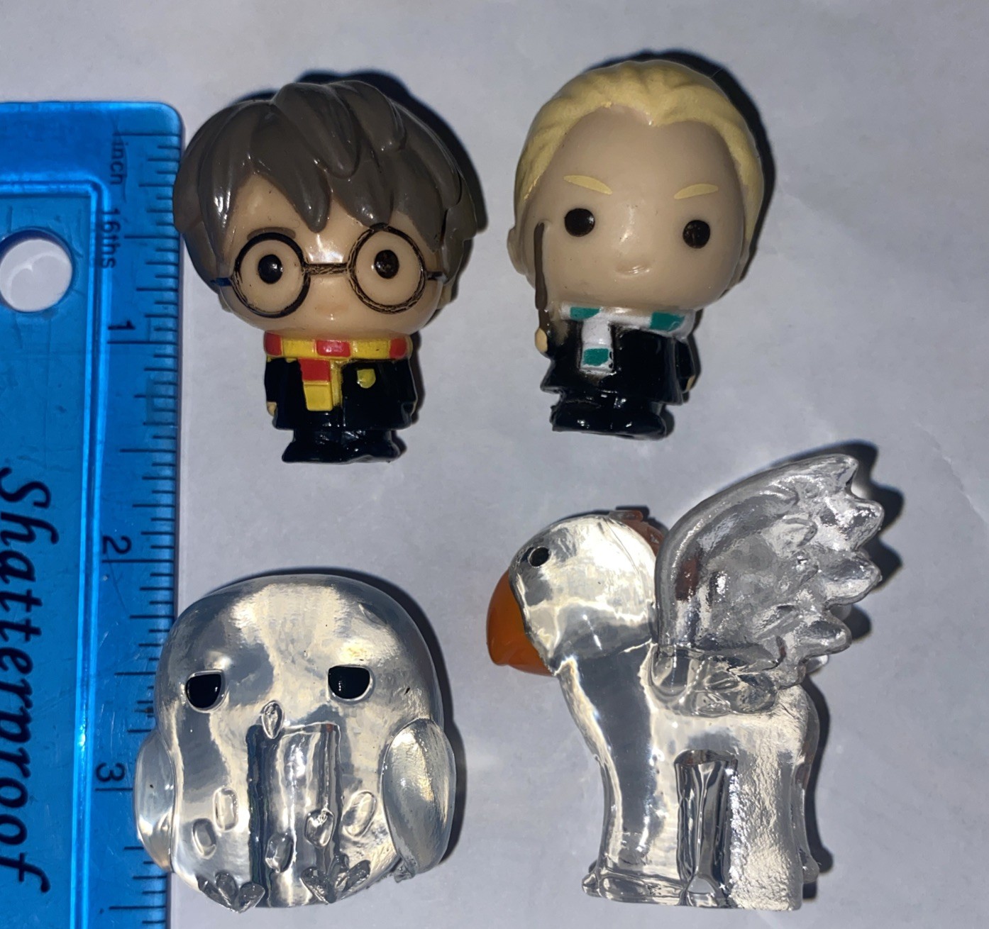 Harry Potter OOSHIES Pencil Toppers Lot Of 4 Includes Rare InvisibleCollectibles