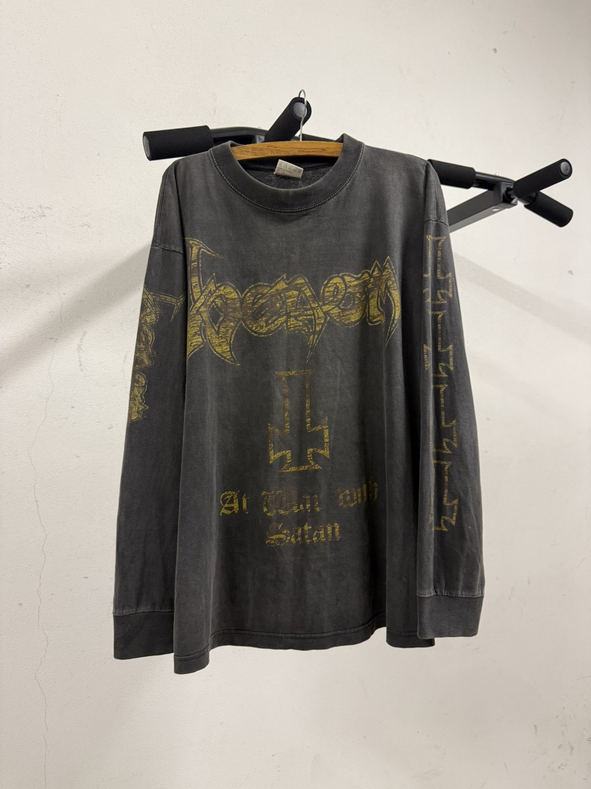 Vintage Faded 1997 Venom "At War With Satan" Long Sleeve XL